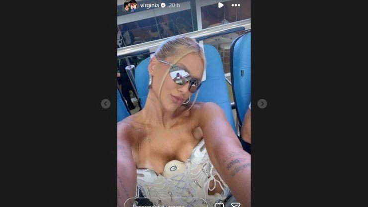 Virginia Fonseca revela clube do coração durante jogo da NFL no Rio