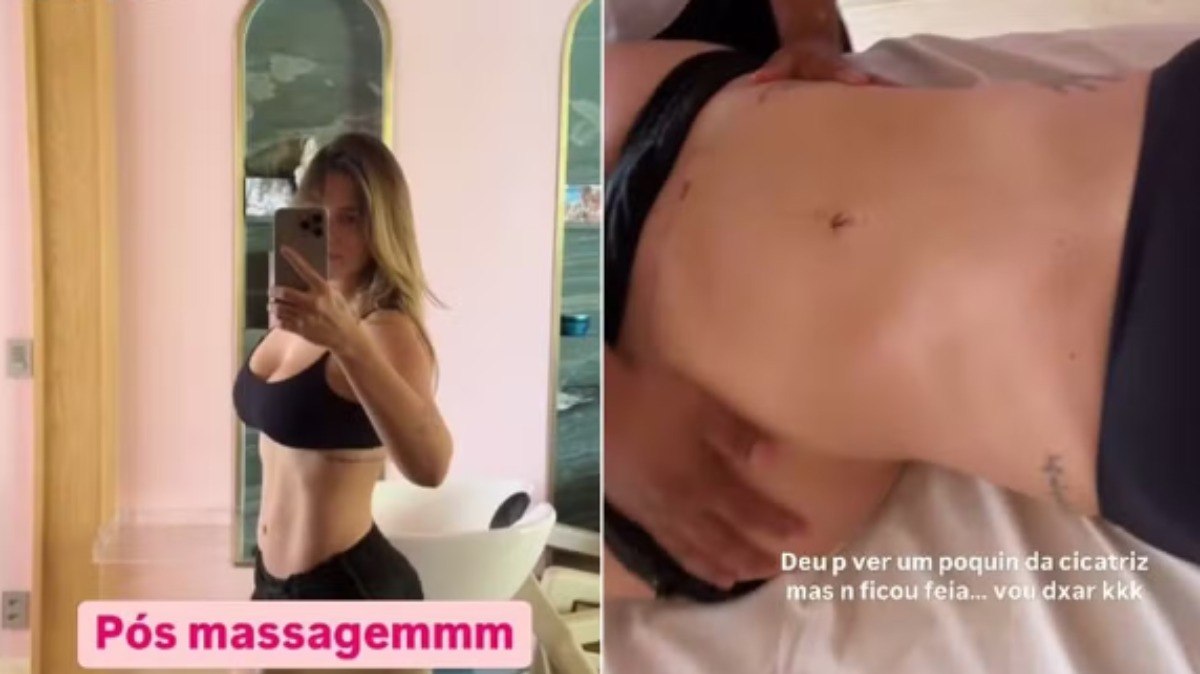 Virginia Fonseca mostra a barriga após gravidez