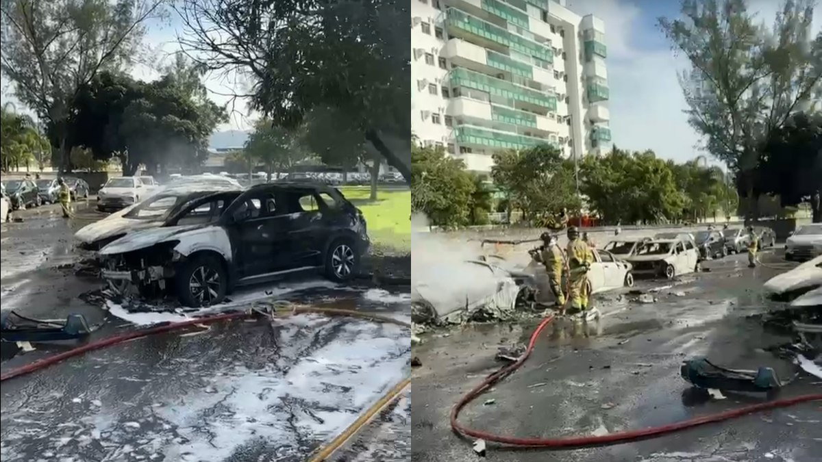 Dois helicópteros colidiram no Rio de Janeiro