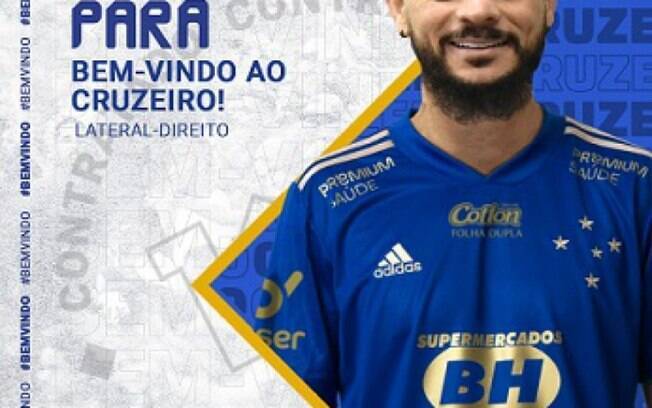 Lateral Pará deixa o Cruzeiro antes mesmo de ser apresentado