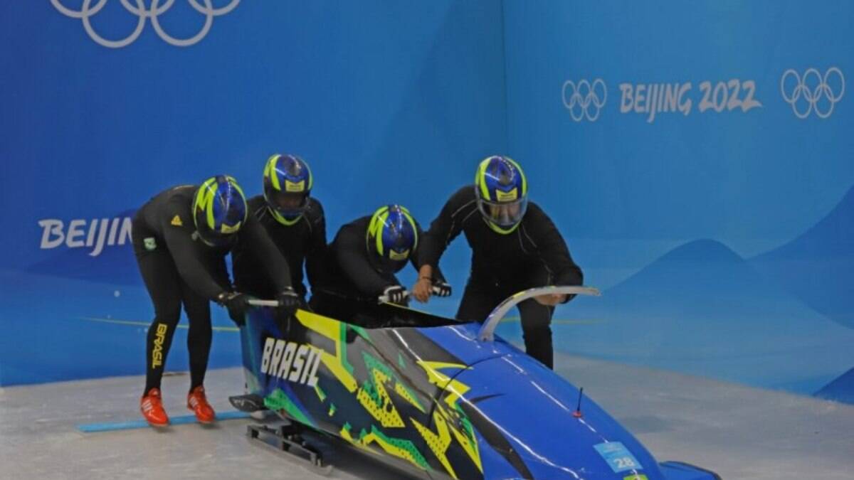 Olimpíadas de Inverno: Brasileiros alcançam dois top 20 nos treinos do bobsled 4-man