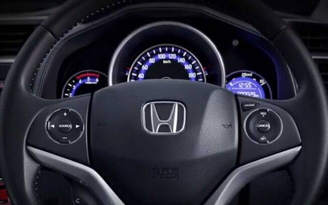 Honda WR-V renovado manterá o mesmo estilo do interior, o que inclui o quadro de instrumentos sem nenhuma mudança