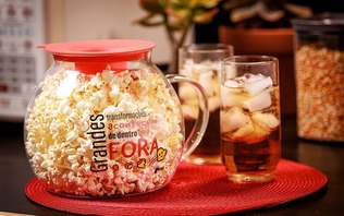 A nova queridinha: pipoqueira de micro-ondas têm até 10% OFF