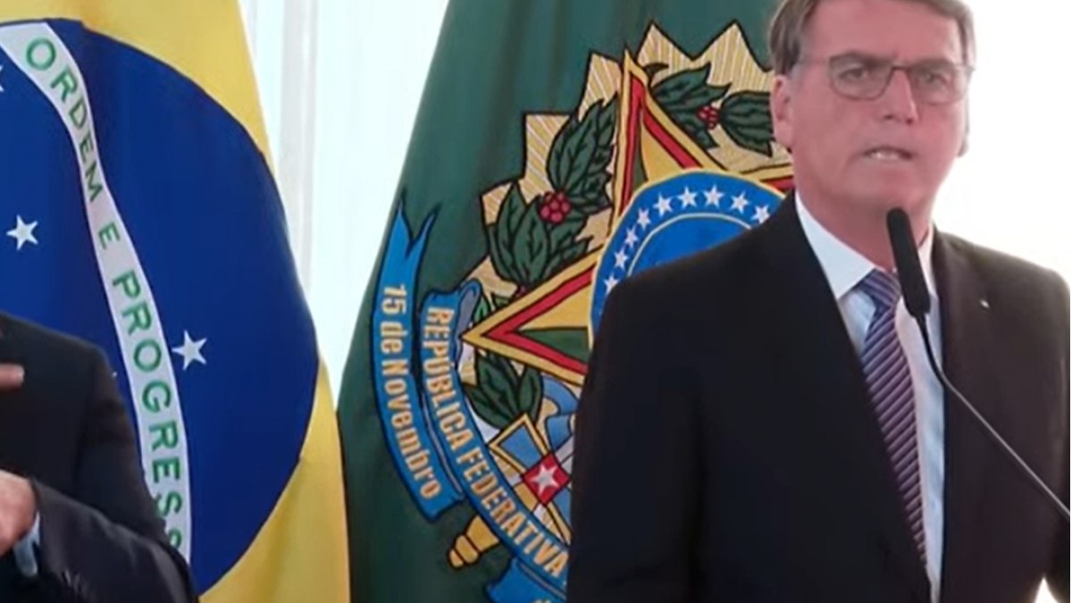 Presidente Jair Bolsonaro (PL) voltou a criticar manifestos a favor da democracia