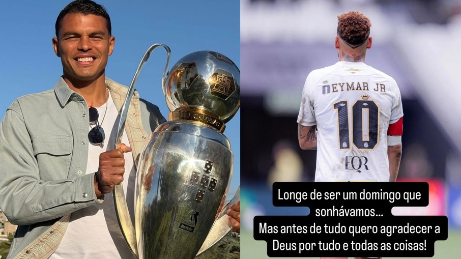 Thiago Silva e Neymar fazem últimas postagem antes da convaocação