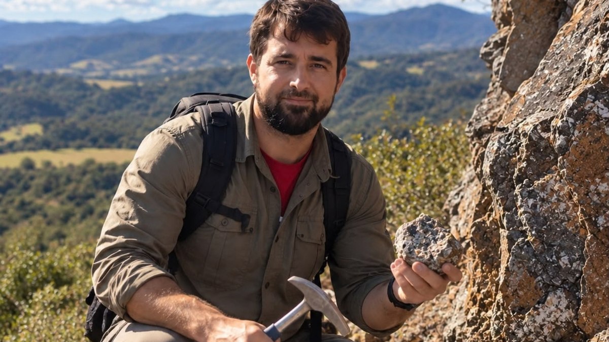 Louis Madeira explica como tecnologia e trabalho de campo ajudam geólogos a investigar o que existe no subsolo. Louis Madeira explica como tecnologia e trabalho de campo ajudam geólogos a investigar o que existe no subsolo.
