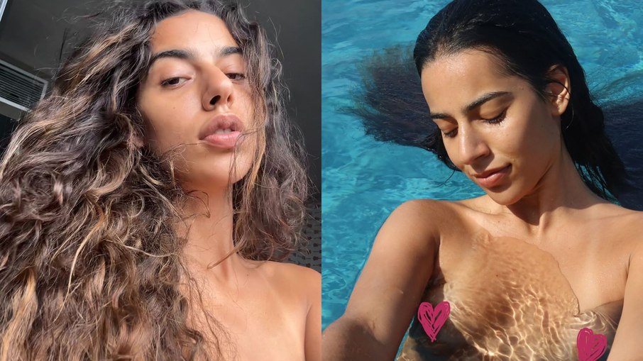 Marina Sena surge de topless em fotos de viagem pela Europa