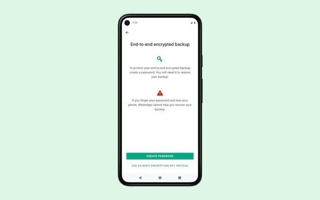 O WhatsApp lançou criptografia em backups para Android e iPhone