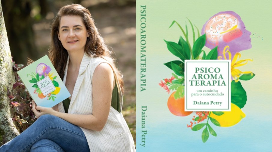 Livro da aromaterapeuta Daiana Petry 