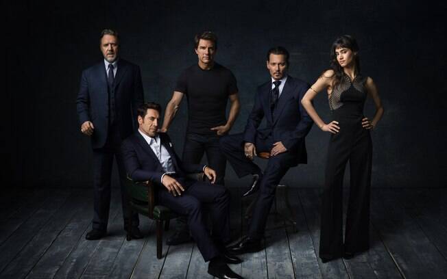 Javier Bardem, Johnny Depp, Russell Crowe, Tom Cruise e Sofia Boutella estão à frente do Dark Universe