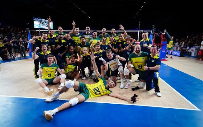 VNL: Seleção masculina sobe na tabela