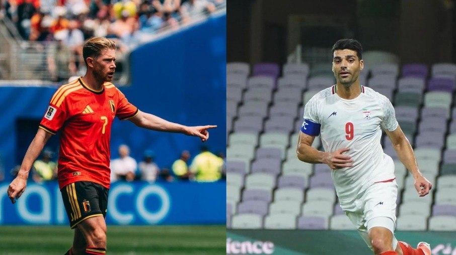 De Bruyne e Taremi são destaques de Bélgica e Irã
