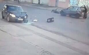 Câmera de segurança flagra acidente grave no Coophamat; veja