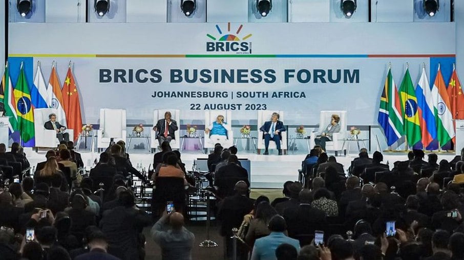 A 15ª Cúpula do Brics foi realizada em Joanesburgo, na África do Sul