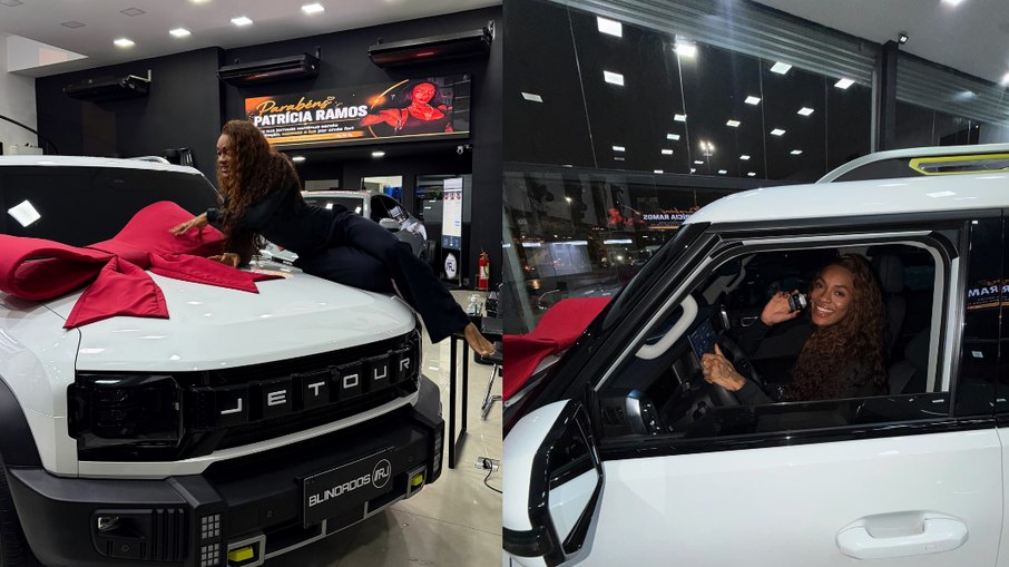 Patrícia Ramos compra carro de luxo.