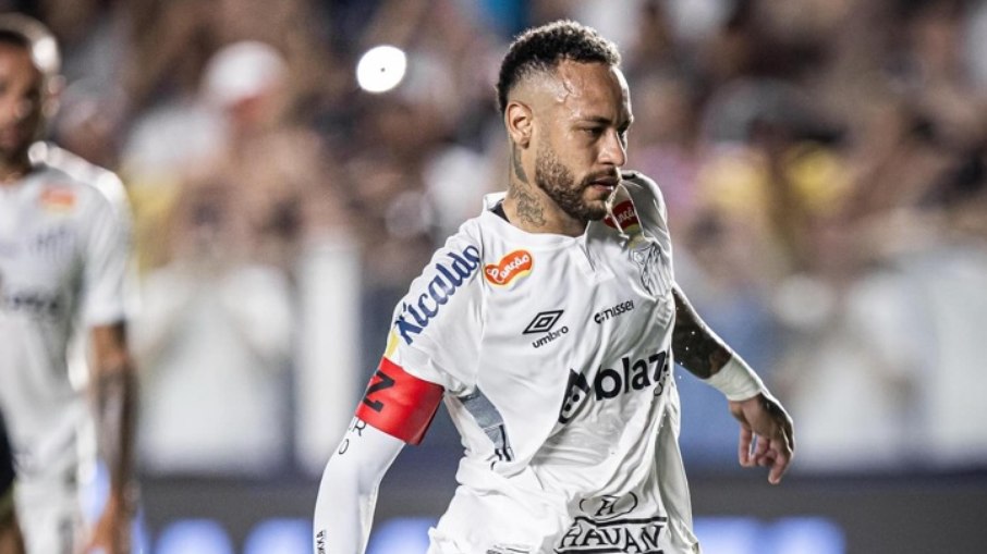 Neymar marcou seu primeiro gol após retorno ao Santos Neymar marcou seu primeiro gol após retorno ao Santos