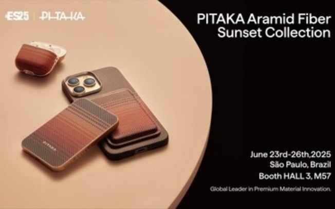 PITAKA estreia na Eletrolar Show Brasil 2025, lançando acessórios de fibra de aramida para iPhone 17 em sua entrada no mercado latino-americano PITAKA estreia na Eletrolar Show Brasil 2025, lançando acessórios de fibra de aramida para iPhone 17 em sua entrada no mercado latino-americano