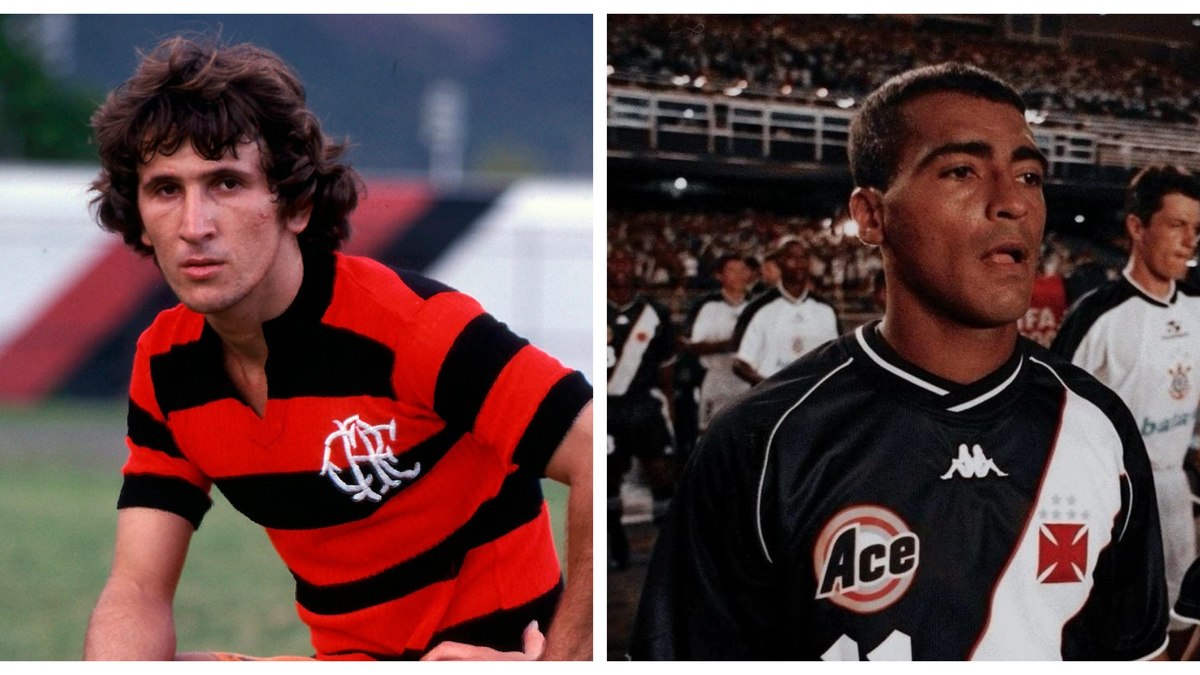 Romário e Zico figuram entre os maiores artilheiros do Clássico dos Milhões Romário e Zico figuram entre os maiores artilheiros do Clássico dos Milhões