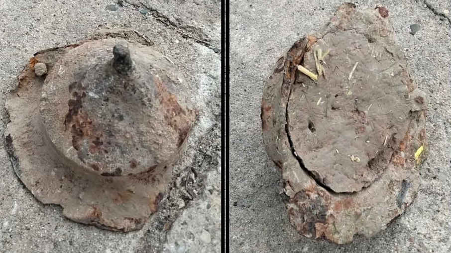 O escudo tem cerca de 1.800 anos e é datada do século 2 d.C., período em que a região era ocupada pelos vândalos O escudo tem cerca de 1.800 anos e é datada do século 2 d.C., período em que a região era ocupada pelos vândalos
