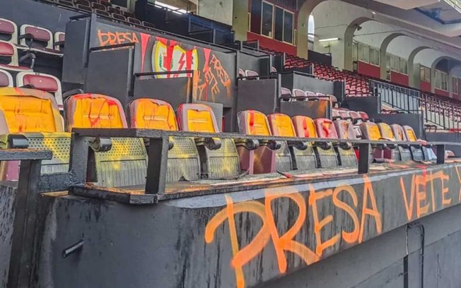 Tribuna de honra do Estádio de Vallecas foi vandalizado horas antes de amistoso