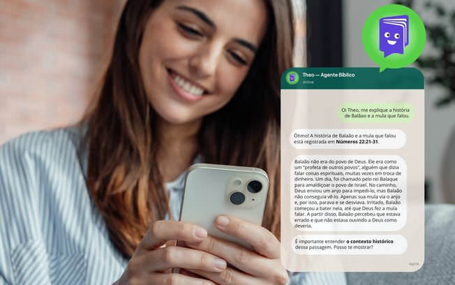 Plataforma lança IA para ensino bíblico infantil no WhatsApp