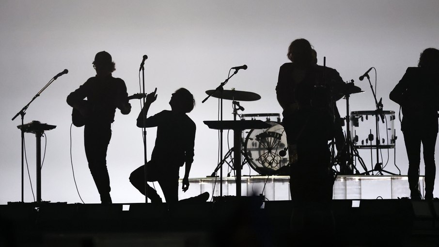 Banda Phoenix durante apresentação na Cerimônia de Encerramento dos Jogos Olímpicos