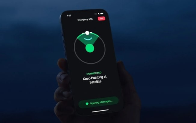 Donos de iPhone 14 ganham mais um ano de comunicação via satélite