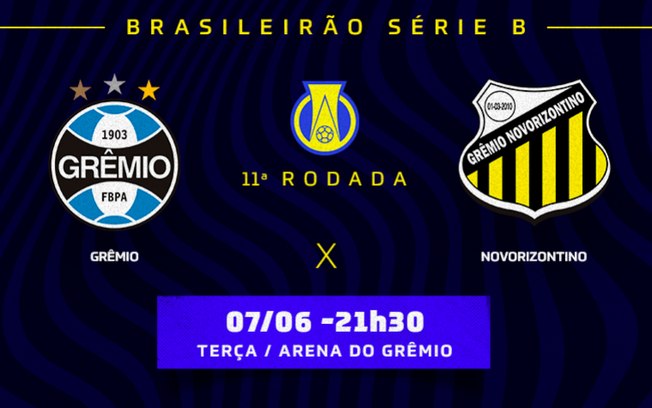 Grêmio x Novorizontino: prováveis times e onde assistir ao duelo da Série B