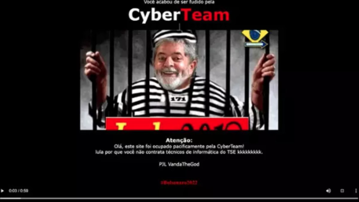 Hackers atacam site oficial da campanha de Lula (PT) 