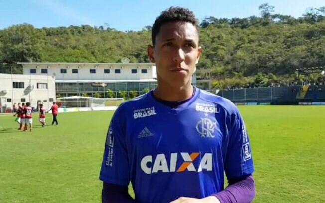 Christian EsmÃ©rio, jovem goleiro do Flamengo que morreu no incÃªndio. Foto: Twitter/ReproduÃ§Ã£o
