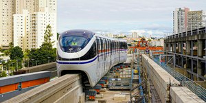 SP: trens da linha 17-Ouro do metrô são testados na China