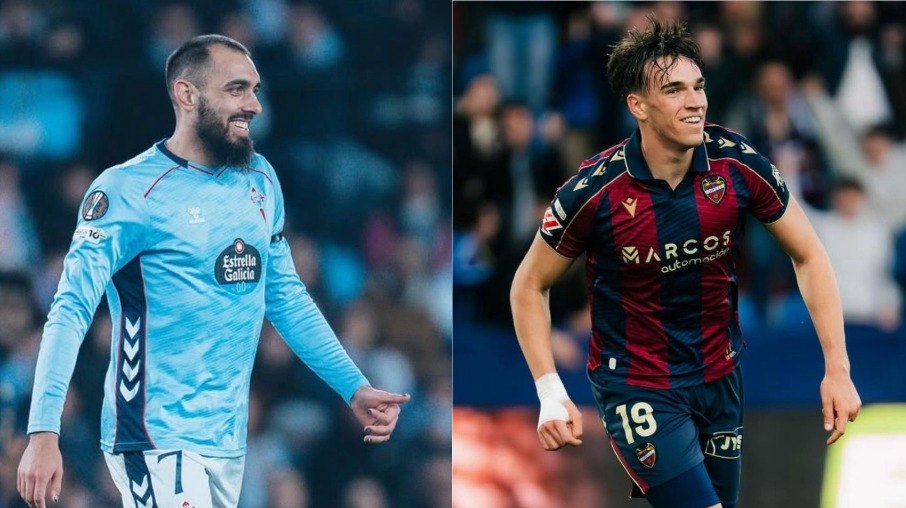 Borja Inglesias e Carlos Espí são os artilheiros de Celta de Vigo e Levante