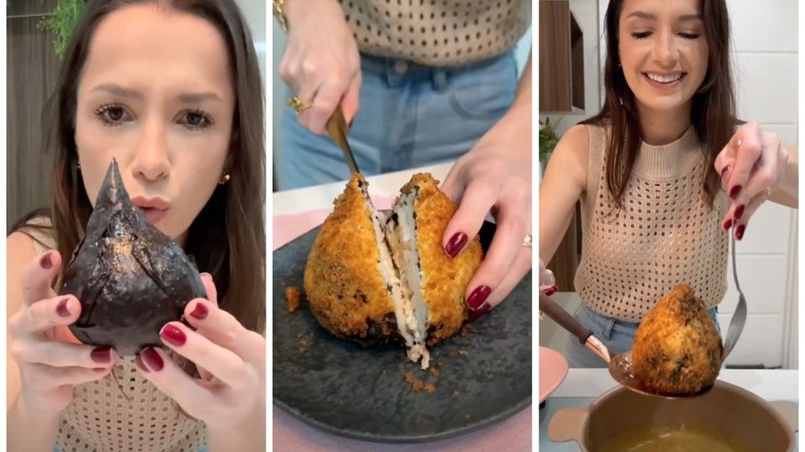 Vivi Cake ensina a preparar coxinha gigante de sushi