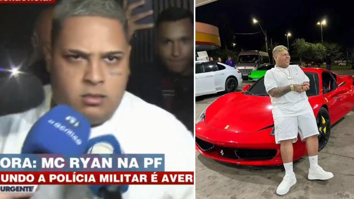 MC Ryan é levado para PF em meio a suspeitas sobre carro de luxo; veja