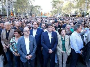 Autoridades foram presas no processo  que julga o pedido de independência da Catalunha