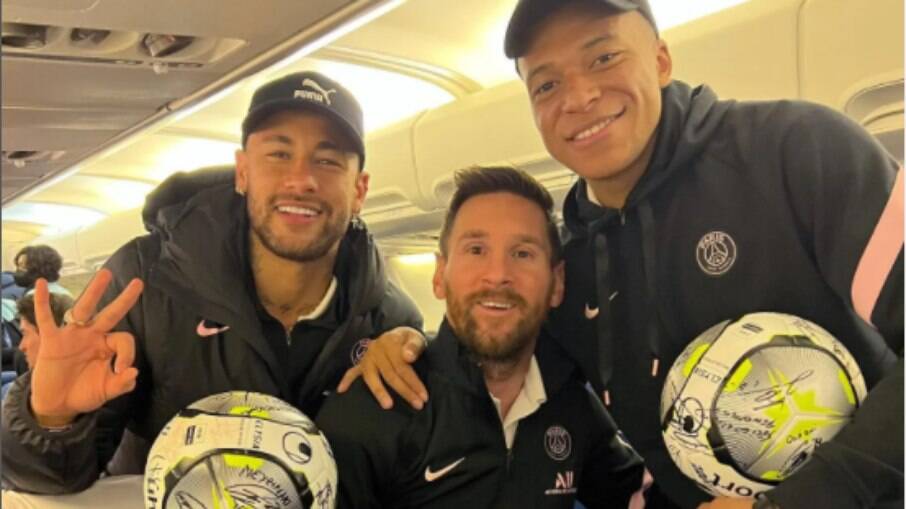 Neymar, Messi e Mbappé