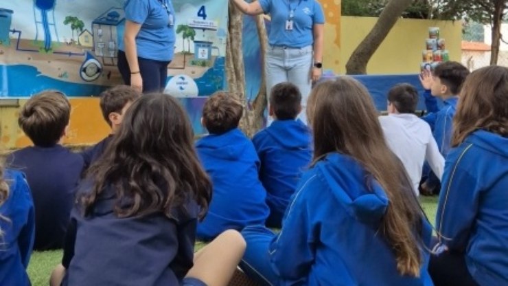 Sanebavi leva educação ambiental a alunos da rede municipal