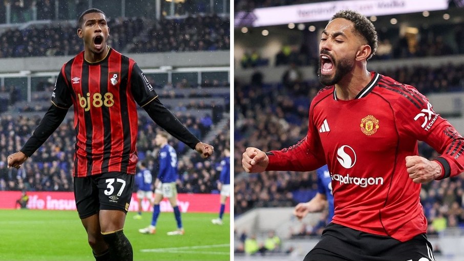 Rayan e Matheus Cunha são referências no Bournemouth e no Manchester United, respectivamente