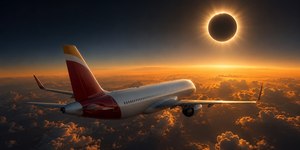 Iberia vai transmitir eclipse do sol ao vivo direto de seu voo