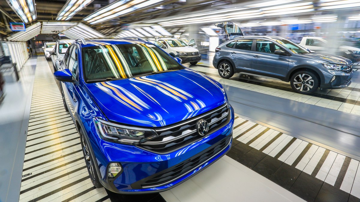 Volkswagen Nivus na fábrica Anchieta, em São Bernardo do Campo/SP