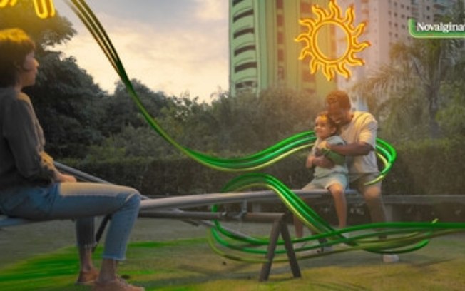 Novalgina apresenta nova campanha com visual moderno e o sol como elemento principal