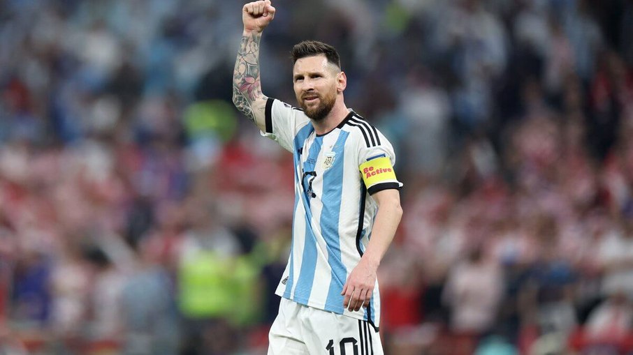 Messi marcou um dos gols na vitória da Argentina sobre a Croácia