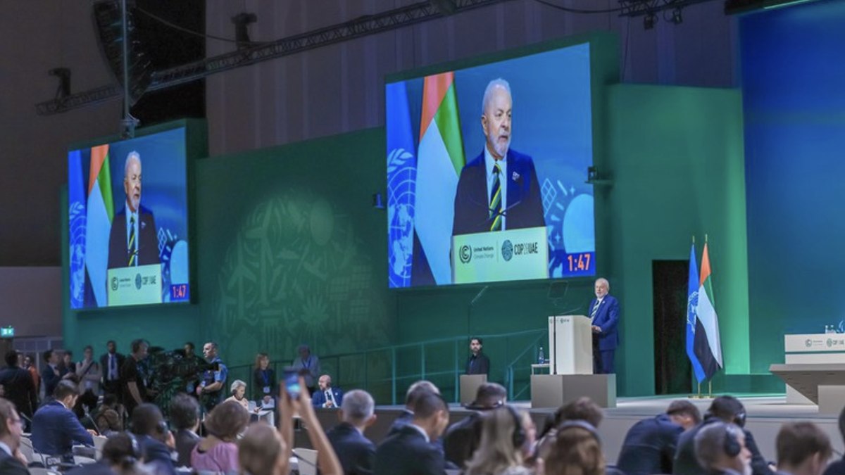Presidente Lula discursa na Cúpula do Clima Presidente Lula discursa na Cúpula do Clima