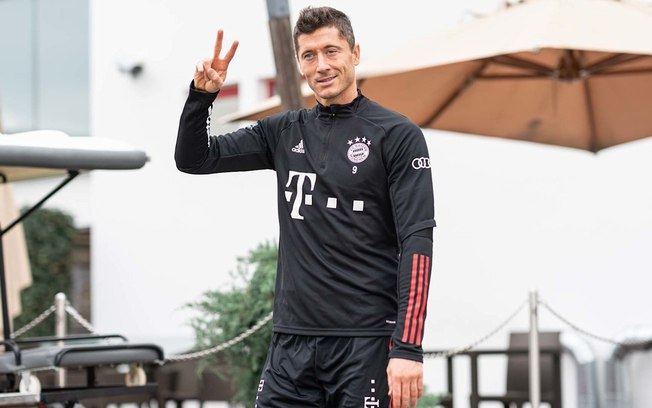 Lewandowski foi o grande destaque do Bayern na conquista da tríplice coroa em 2020/21 - Foto: Divulgação/FC Bayern