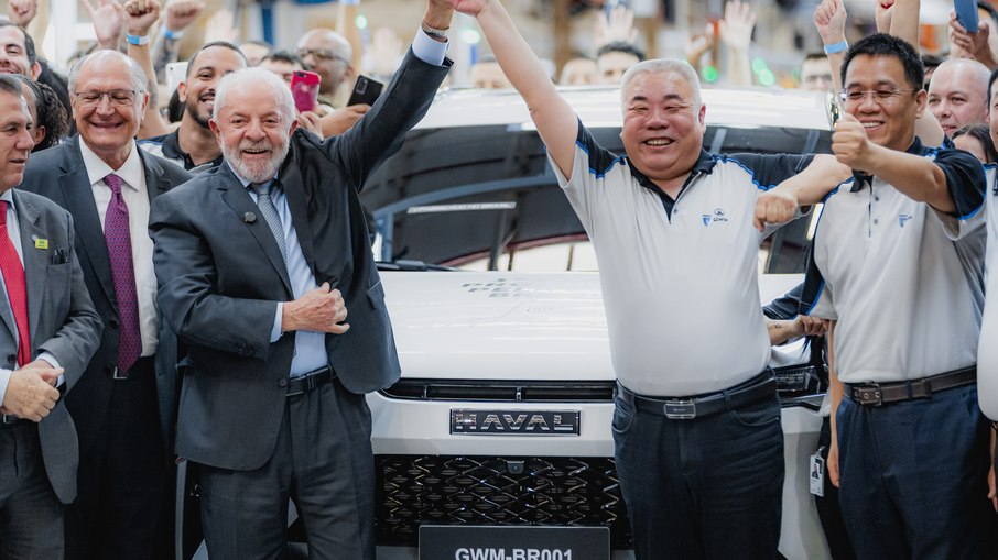 Presidente Lula na Fábrica GWM do Brasil
