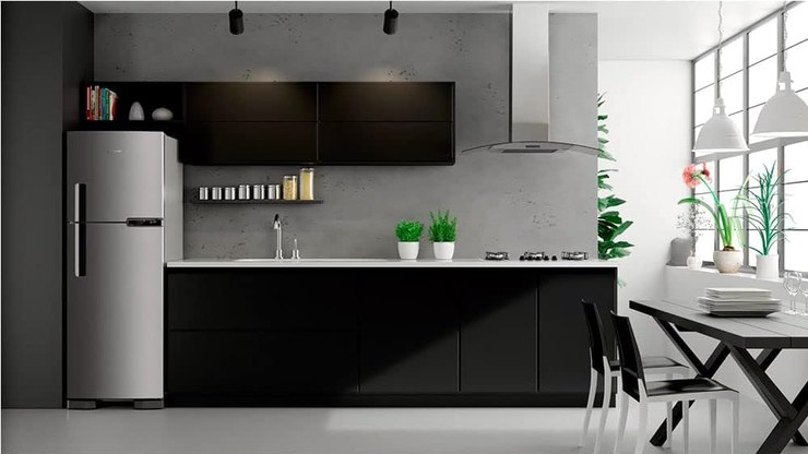 Achei a geladeira com compartimentos que eu sempre quis