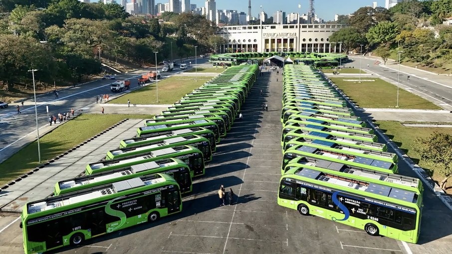 Frota de ônibus elétricos em São Paulo - BYD Frota de ônibus elétricos em São Paulo - BYD