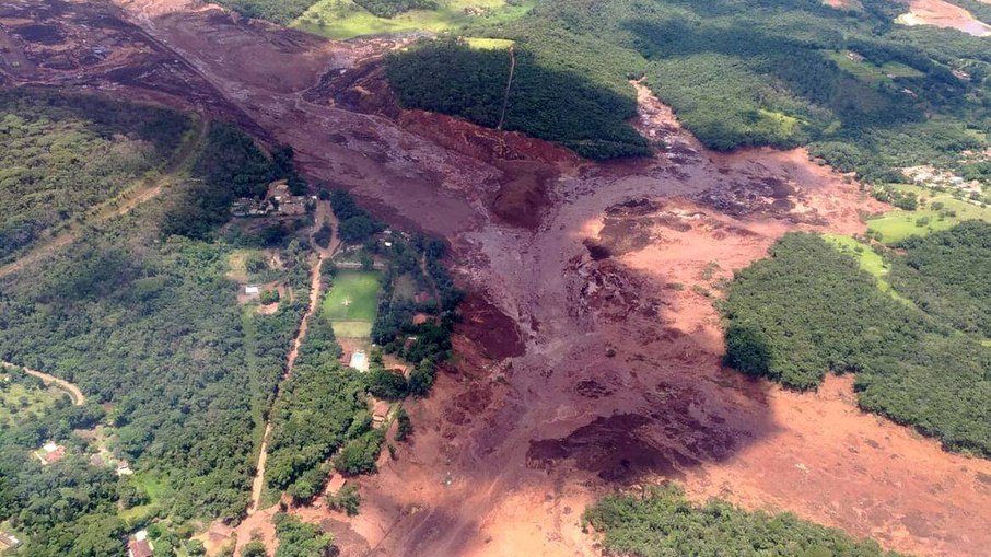 Rompimento da barragem Mina Córrego do Feijão, em Brumadinho
