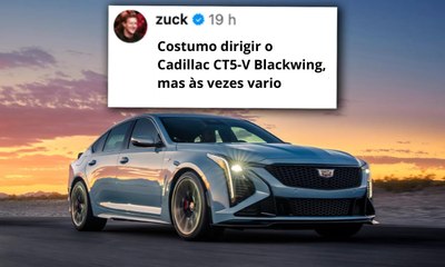 Mark Zuckerberg revela que dirige Cadillac CT5-V Blackwing