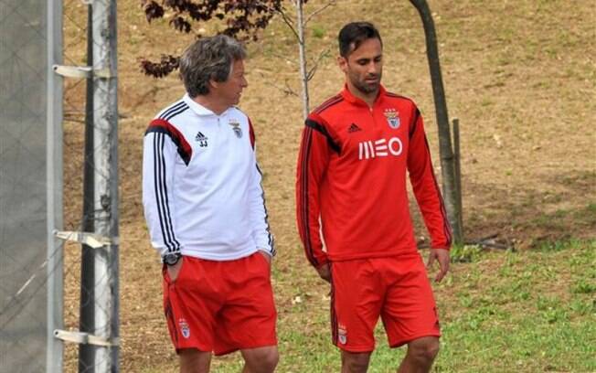 Ex-Benfica, Jonas faz campanha para Jorge Jesus ser treinador da Seleção Brasileira: 'Queria muito ver'